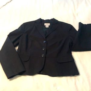 Ann Taylor loft stretch vintage black jacket
